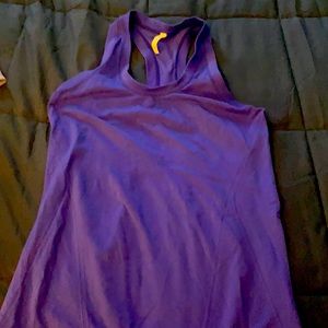 Athleta dark purple tank top EUC